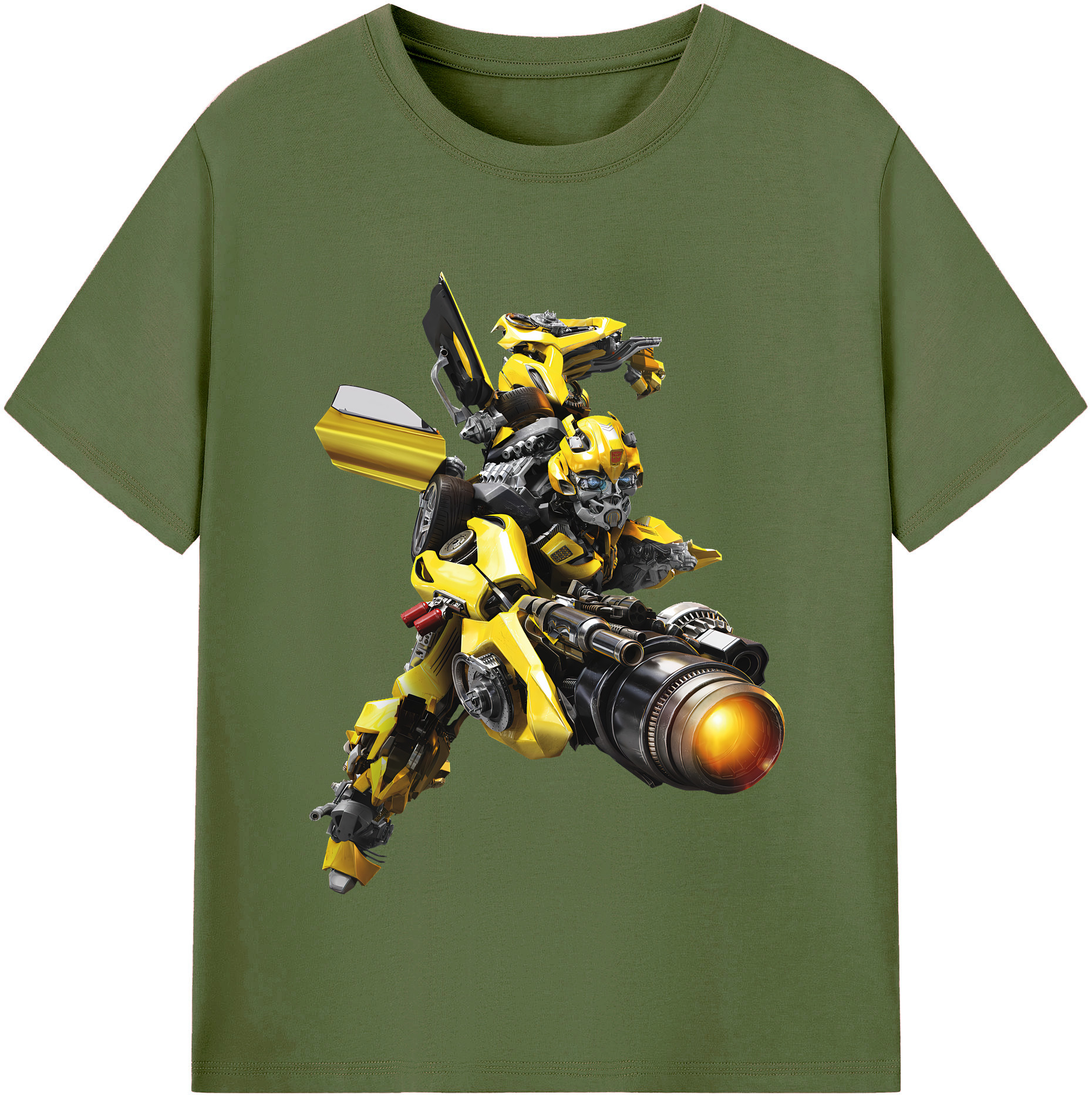 （画像用） Transformers トランスフォーマー 綿100％半袖Tシャツ（フロントプリント）